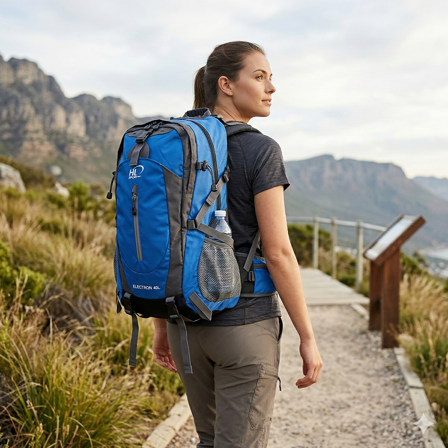 BORSA ZAINO SPORTIVO CAMPEGGIO TREKKING ESCURSIONI VIAGGI 40 LITRI 94624