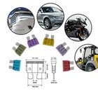 100 FUSIBILI AUTO LAMELLARI DA 3A A 30A RICAMBIO FUSIBILI 32V CON PINZA CA-02774