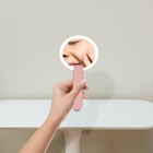 MINI MIROIR LED ROND MAQUILLAGE PORTABLE RECHARGEABLE LUMINEUX TEB0380