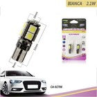 COPPIA LAMPADINE 9 LED SMD T10 5050 AUTO 6000K CANBUS 2.1W LAMPADINA 12V CA02706