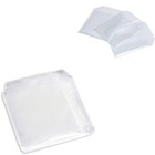 100 BUSTINE BUSTE CUSTODIE CON ALETTA PVC PER CD DVD VUOTE TRASPARENTI PROTEGGI