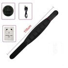 CINTURA FASCIA ADDOMINALE MASSAGGIANTE MODELLANTE PANCIA ADDOME RICARICABILE USB