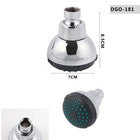 SOFFIONE DOCCIA MULTIGETTO TONDO DOCCETTA BAGNO DIAMETRO 7CM ORIENTABILE DGO-181