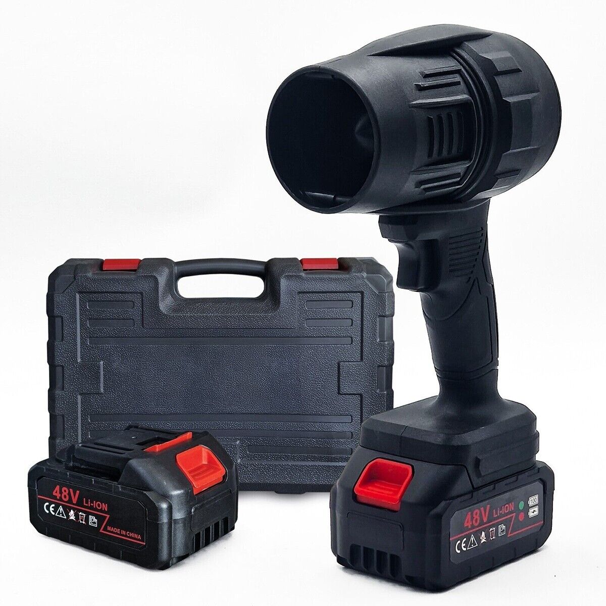 SOFFIATORE A DOPPIA BATTERIA 48 V PER FOGLIE ASCIUGATRICE TURBO VENTOLA PER AUTO