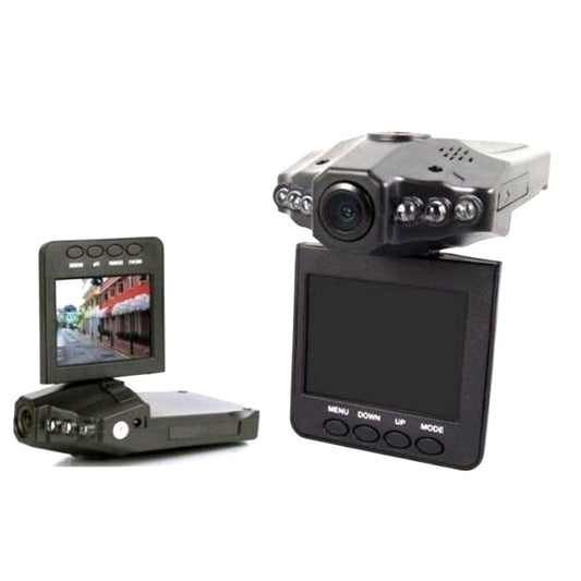 MINI DVR TELECAMERA REGISTRA VIDEO AUTO HD MONITOR LCD 2.5" 6 LED VENTOSA CAM
