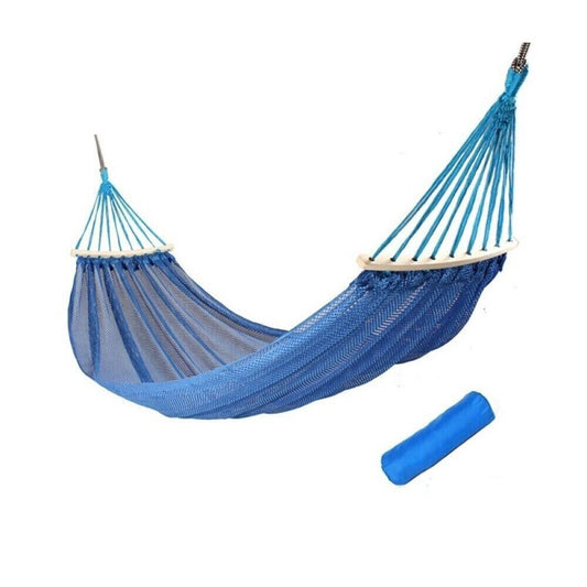 AMACA GIARDINO COLORATA SACCA RETE SOSTEGNO LEGNO CAMPEGGIO 185X135 CM 94921