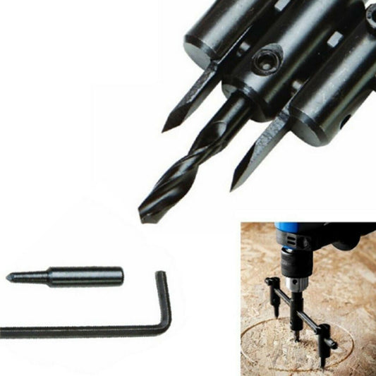 PUNTA TRAPANO TAGLIERINA CIRCOLARE GUIDA REGOLABILE TAGLIO FORO CARTONGESSO 30CM