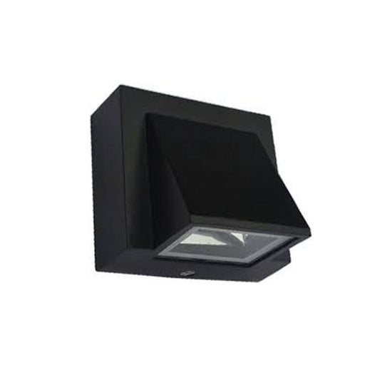 APPLIQUE LED COB IP65 FARETTO 5W LAMPADA MURO PARETE NERO LUCE FREDDA 6000K