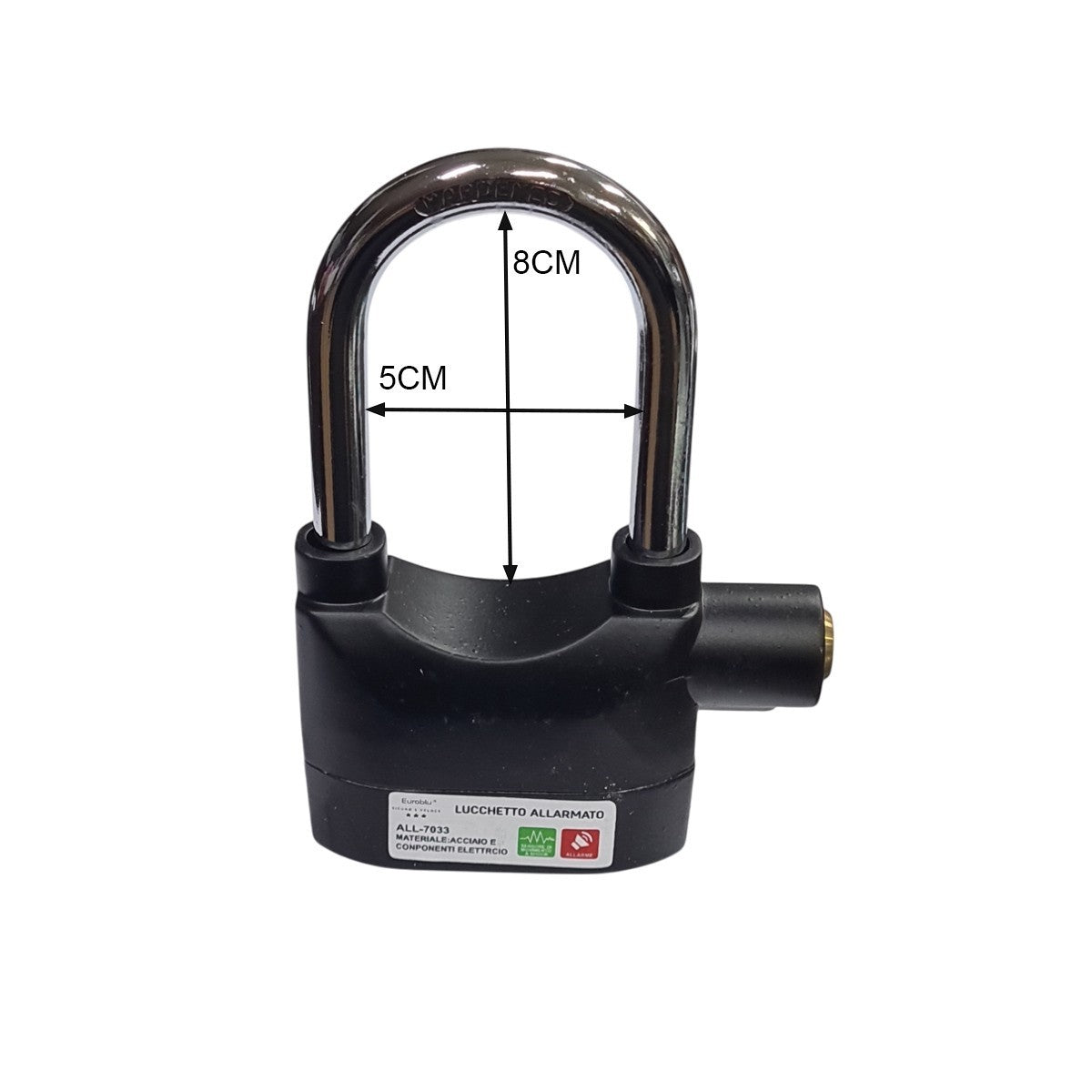 ALARME ANTIVOL BLOQUE-DISQUE SONORE MOTO SCOOTER CADENAS 110DBA 70MM ALL7033L