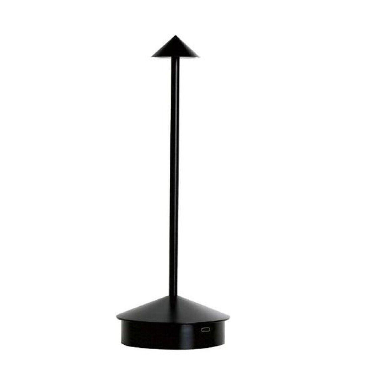 LAMPADA TAVOLO TOUCH LED MODERNA RICARICABILE BAR HOTEL RISTORANTE NERO ML-G09