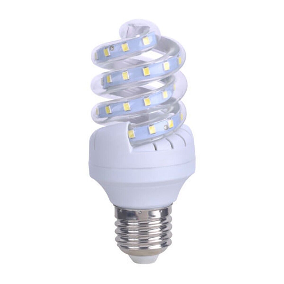 LAMPADINA LAMPADA A LED SMD 2835 5W WATT E27 SPIRALE BASSO CONSUMO LUCE FREDDA