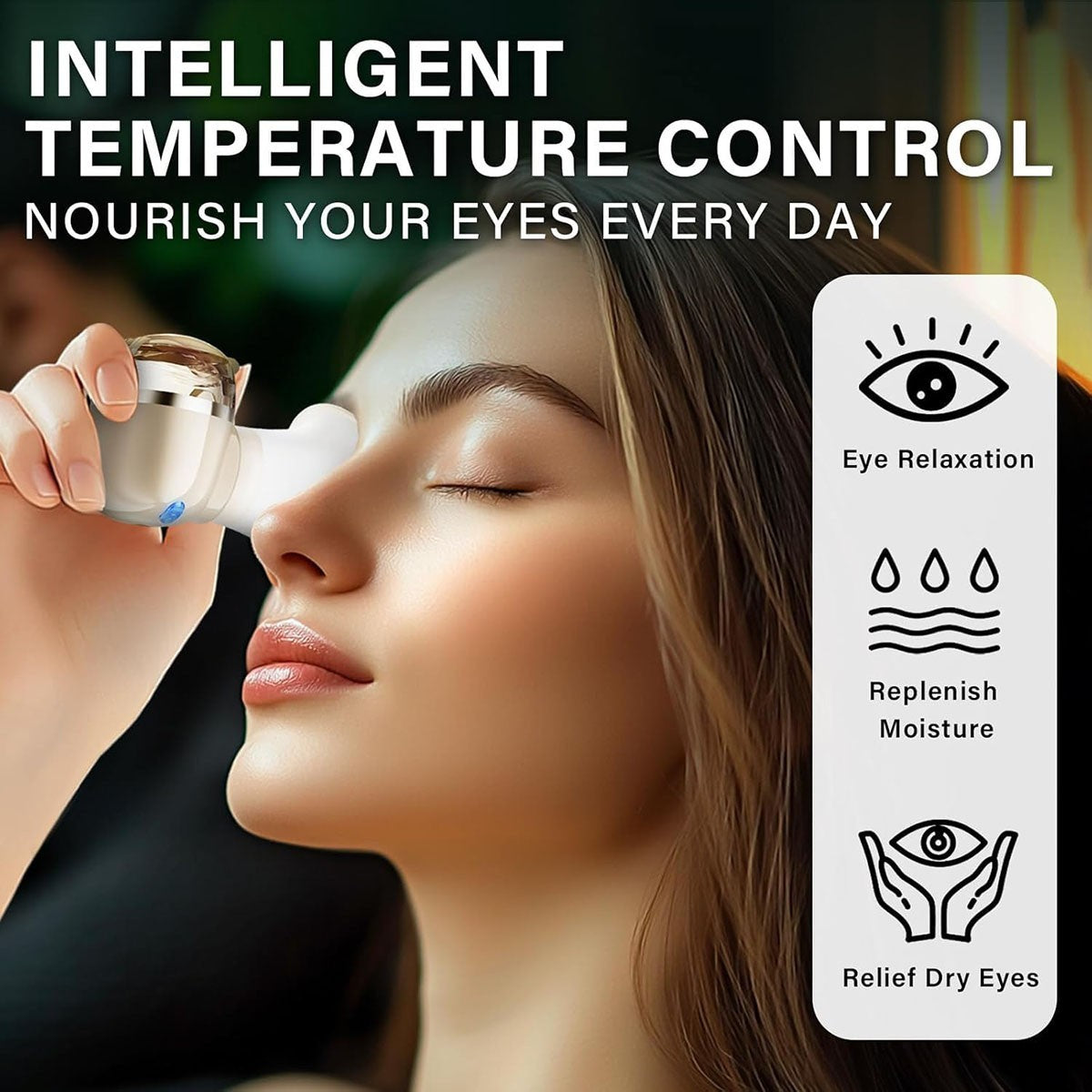 VAPORISATEUR SPRAY OCULAIRE SPRAY OCULAIRE CHAUD ET FROID HYDRATANT PORTABLE PRO