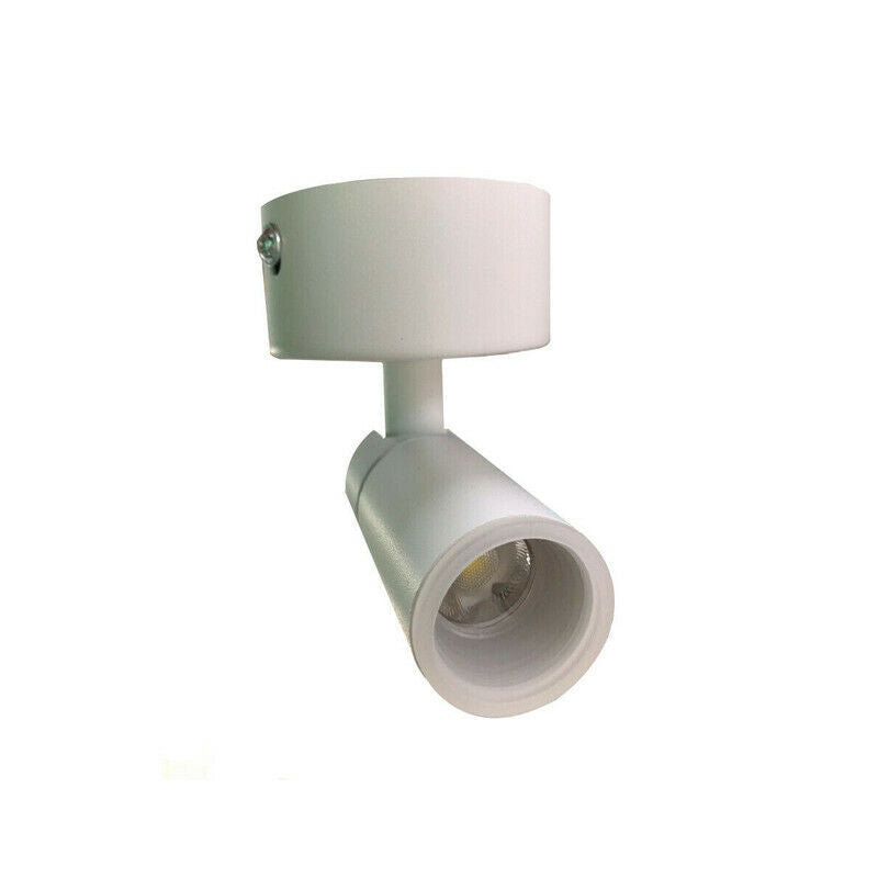 FARETTO LED SOFFITTO ORIENTABILE 3W LUCE FREDDO MODERNO BIANCO APPLIQUE SPOT LED
