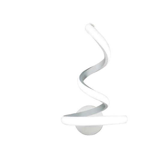 APPLIQUE LAMPADA INTERNO MODERNA PARETE MURO SPIRALE 13W LUCE CALDA ST-002