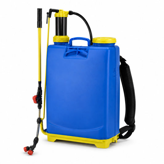 POMPA IRRORATRICE A SPALLA 16 L SPRAYER MANUALE PER GIARDINO ORTO DISERBO