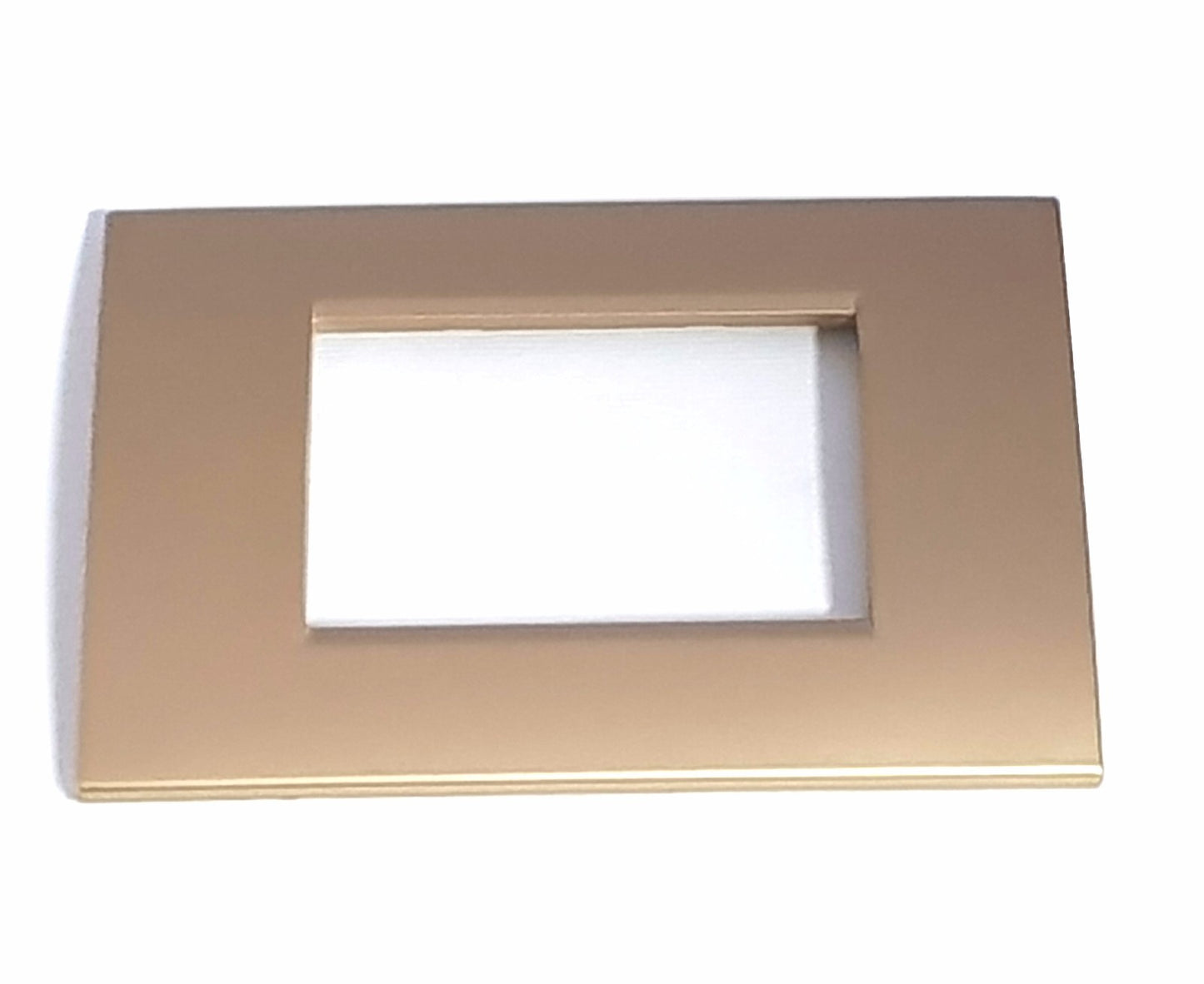 PLAQUE PLAQUETTE TITANIUM COMPATIBLE BTICINO 3 POSTES CACHE INTERRUPTEUR CL 119