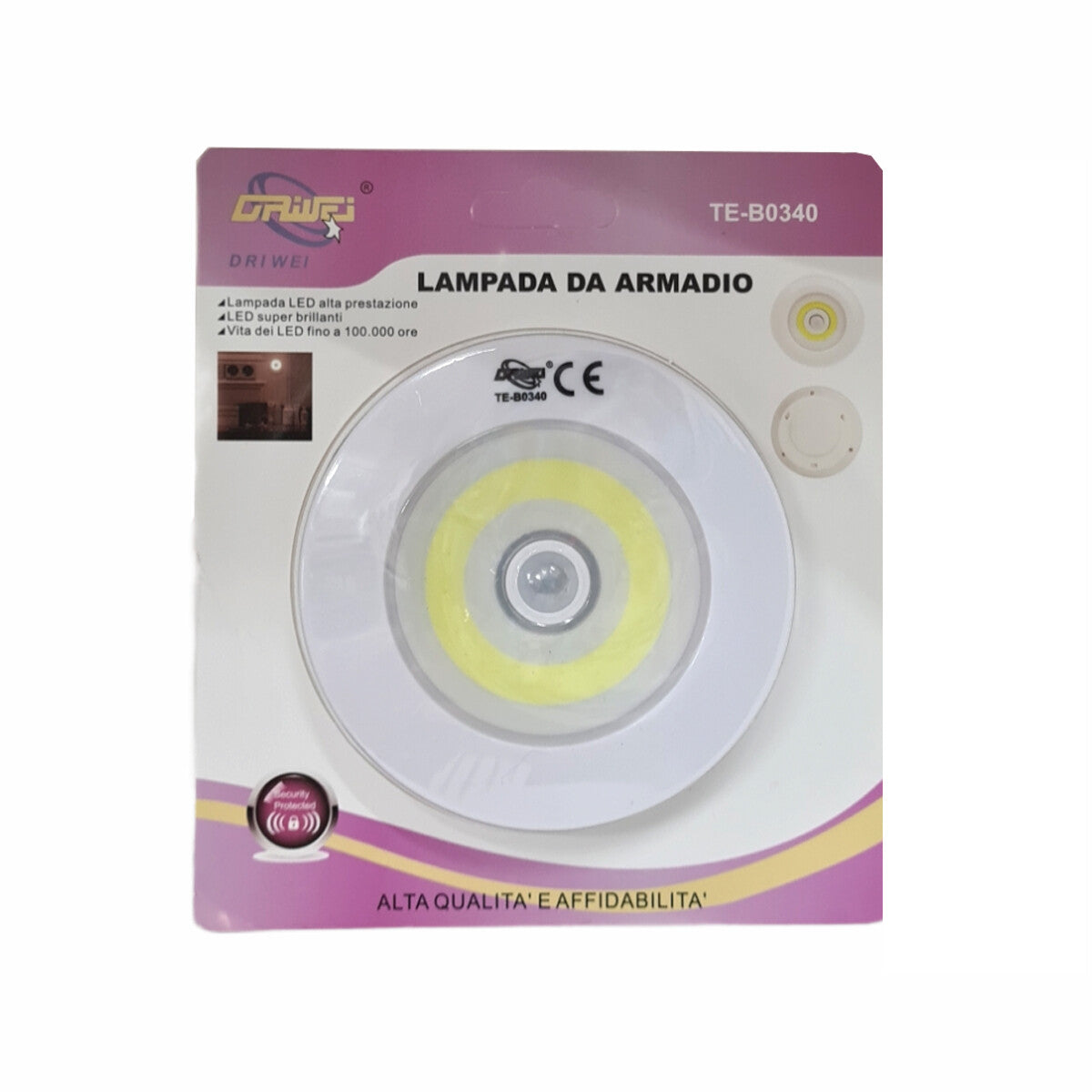 LUMIÈRE LED COB ARMOIRE CUISINE DÉTECTEUR DE MOUVEMENT LAMPE DE NUIT TE-B0340
