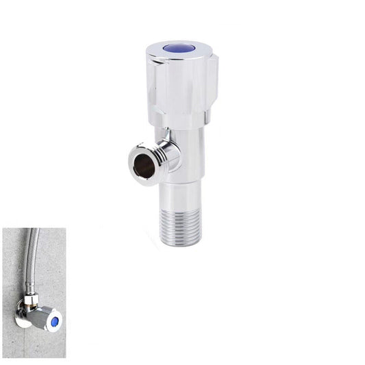 VALVOLA TERMOSTATICA ANGOLO ATTACCO 1/2" LEGA ZINCO RADIATORE DGO-153