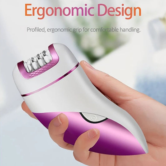 ÉPILATEUR RASOIR ÉLECTRIQUE RECHARGEABLE 3EN1 FEMME CORPS PÉDICURE LIME SK-155