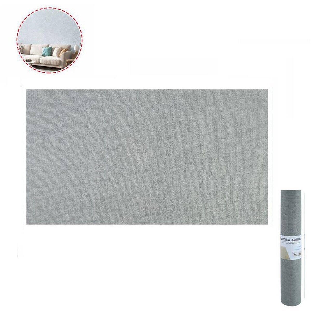 ROTOLO ADESIVO PER MURO PARETE RIVESTIMENTO CARTA DA PARATI MURI 50x280cm 73126