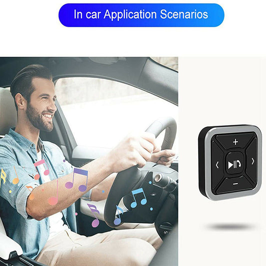 TELECOMANDO BLUETOOTH COMANDI AL VOLANTE PER SMARTPHON IN AUTO MOTO BICI WI-FI
