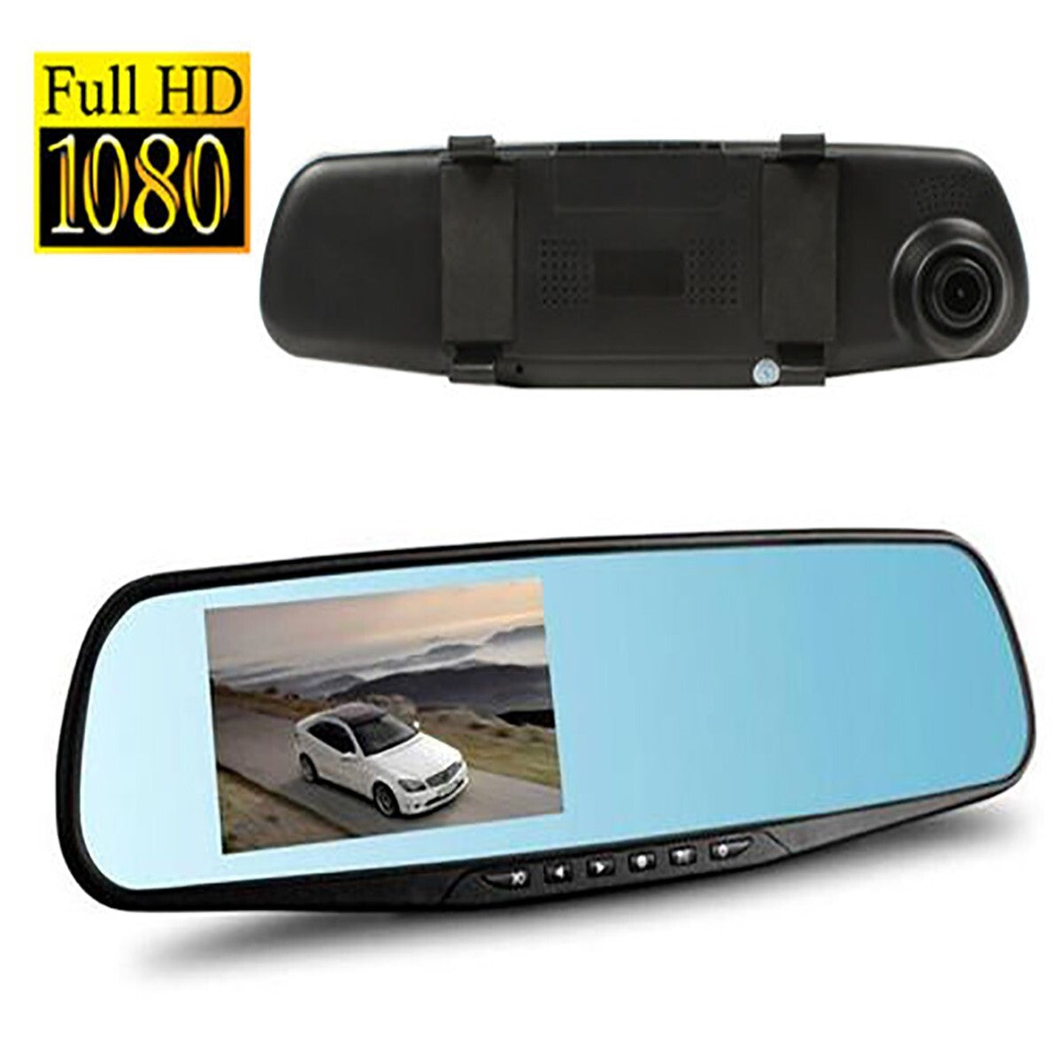 RÉTROVISEUR MONITEUR DVR VIDÉO ENREGISTREUR TF CAMÉRA VOITURE 1080P