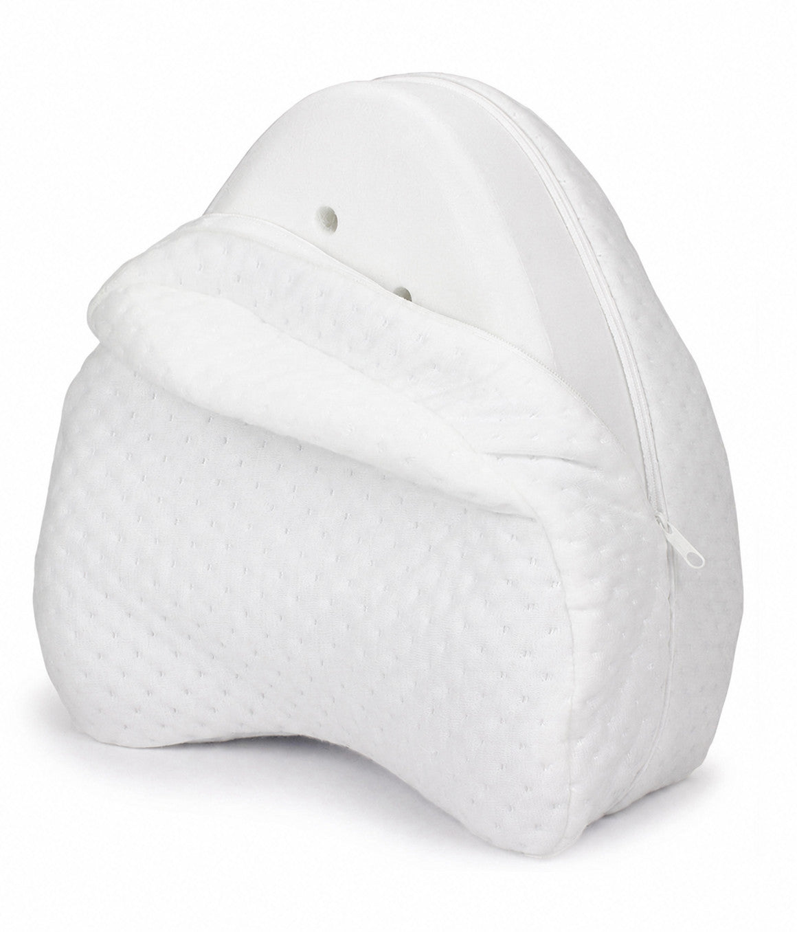 OREILLER DE JAMBES À MÉMOIRE DE FORME SUPPORT ORTHOPÉDIQUE GENOUX DOS LAVABLE