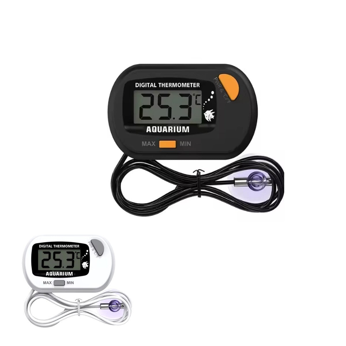 TERMOMETRO LCD PER TEMPERATURA ACQUARIO MARINO TERRARIO DIGITALE CON SONDA 1M