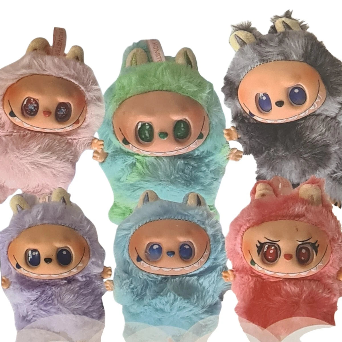 PORTACHIAVI PELUCHE LABUBU THE MONSTER ORECCHIE CONIGLIO SORPRESA ZAINO VALIGIA