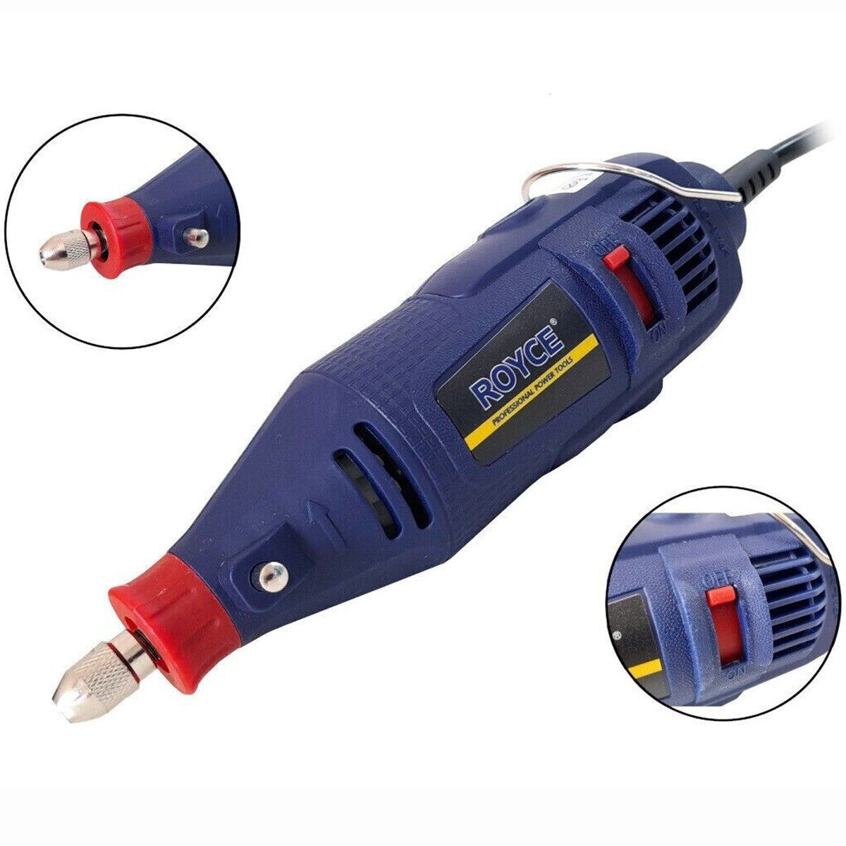 MINI PERCEUSE MEULEUSE MULTIFONCTION 3.2MM 130W 230V ROYCE BRICOLAGE