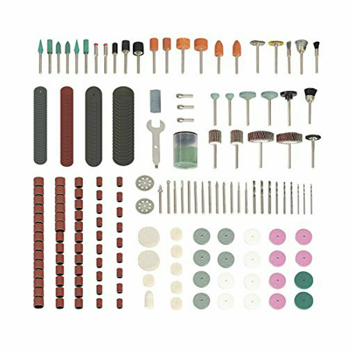 KIT 276 ACCESSORI MINI TRAPANO DREMEL PUNTE PER LUCIDARE LEVIGARE IN VALIGETTA
