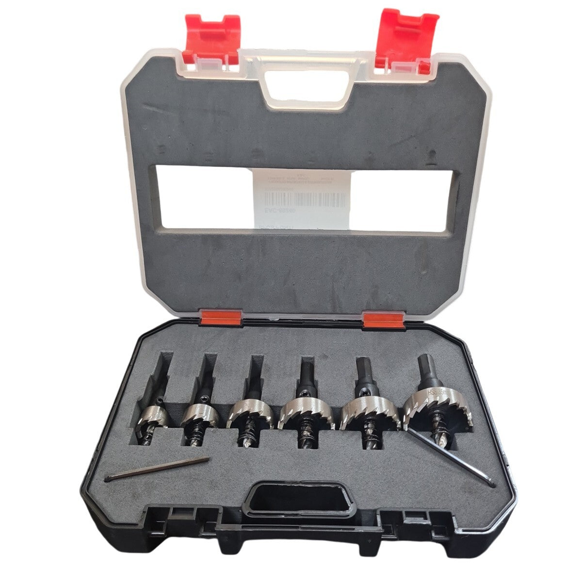 SET DI 6 FRESE TAZZA HSS DENTI IN METALLO DURO DA 16 20 25 30 32 35MM PER FERRO