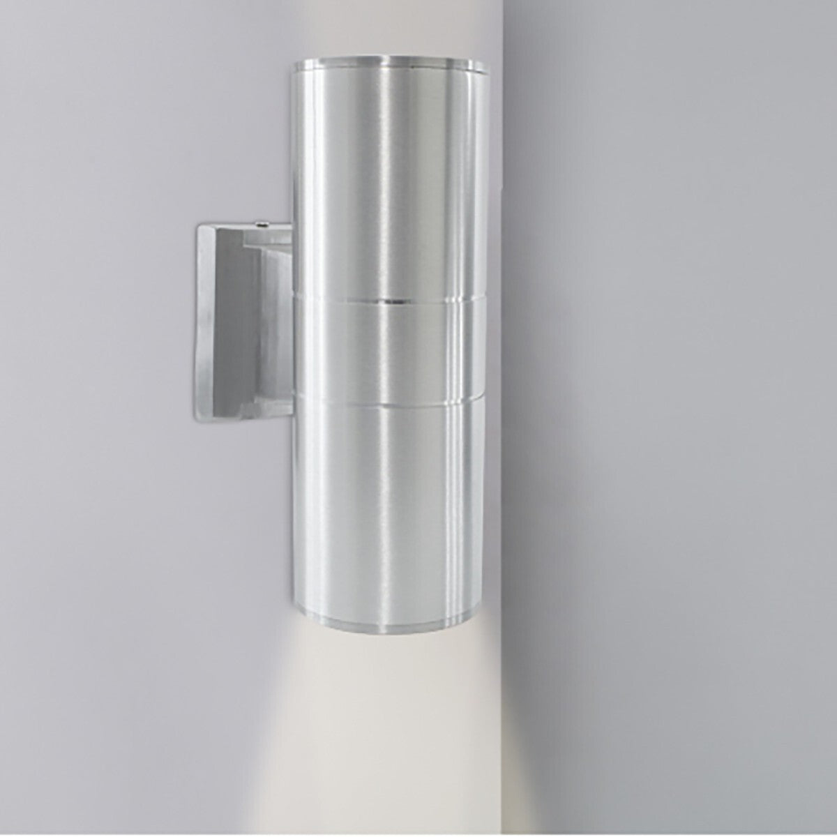APPLIQUE MURALE LED LAMPE EXTÉRIEURE DESIGN MODERNE ALUMINIUM ARGENTÉ