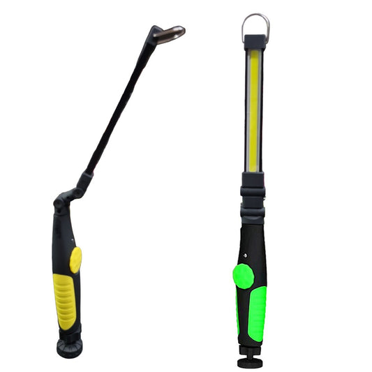 LAMPADA TORCIA LAVORO CALAMITA PORTATILE RICARICABILE REGOLABILE LED COB TEB0204