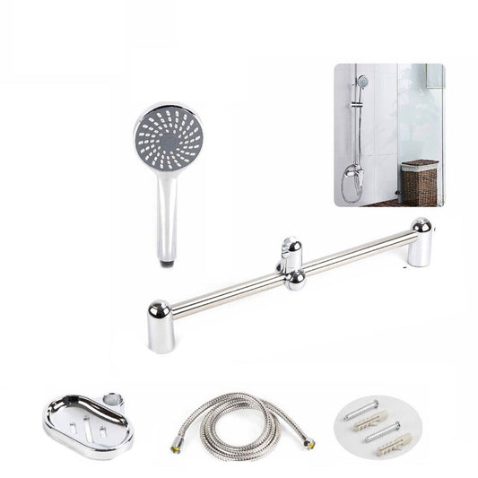 ATSTA SALISCENDI SOFFIONE CROMATO DOCCETTA BAGNO DOCCIA TUBO ROTONDO 01993