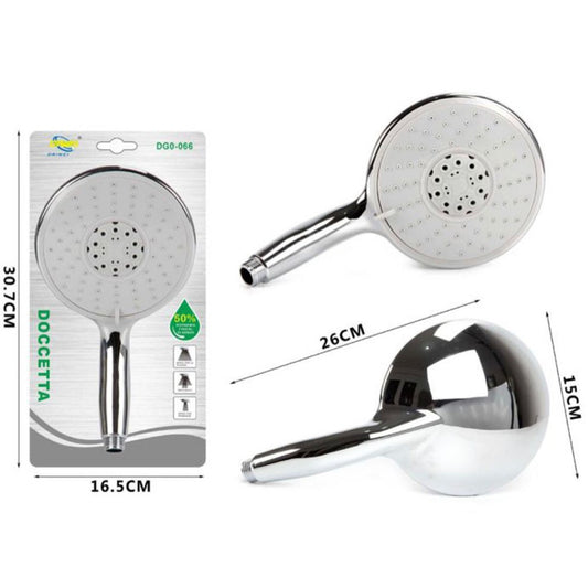 SOFFIONE DOCCIA BAGNO DOCCETTA DOCCINO CORNETTA MODERNO CROMATO 01967