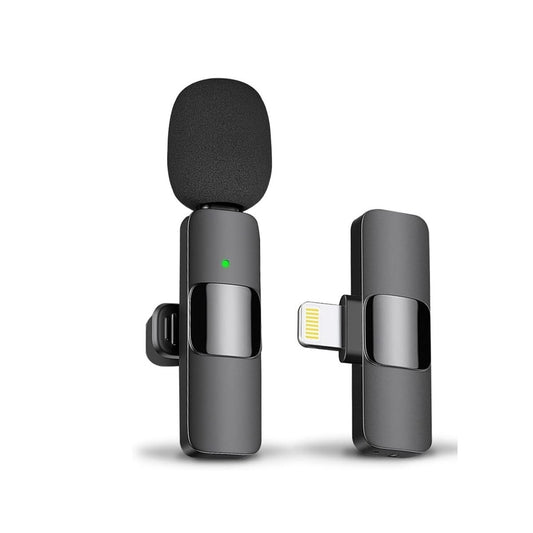 MICROFONO LAVALIER SENZA FILI LIGHTNING INTERVISTE VIDEO REGISTRA AUDIO AC48831