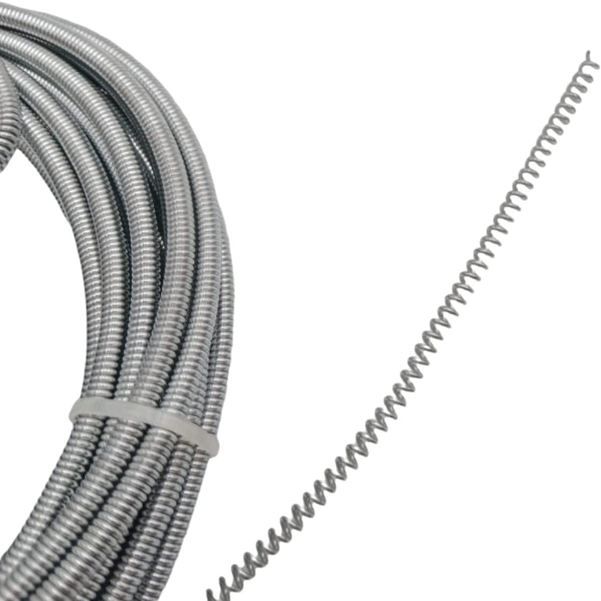 MOLLA STURALAVANDINO STURA TUBI A SPIRALE PER SCARICO FOGNE WC BAGNO ODORI 5 MT
