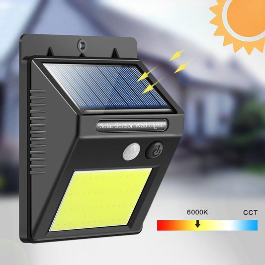 LAMPE PROJECTEUR EXTÉRIEUR SOLAIRE 48 LED DÉTECTEUR DE MOUVEMENT
