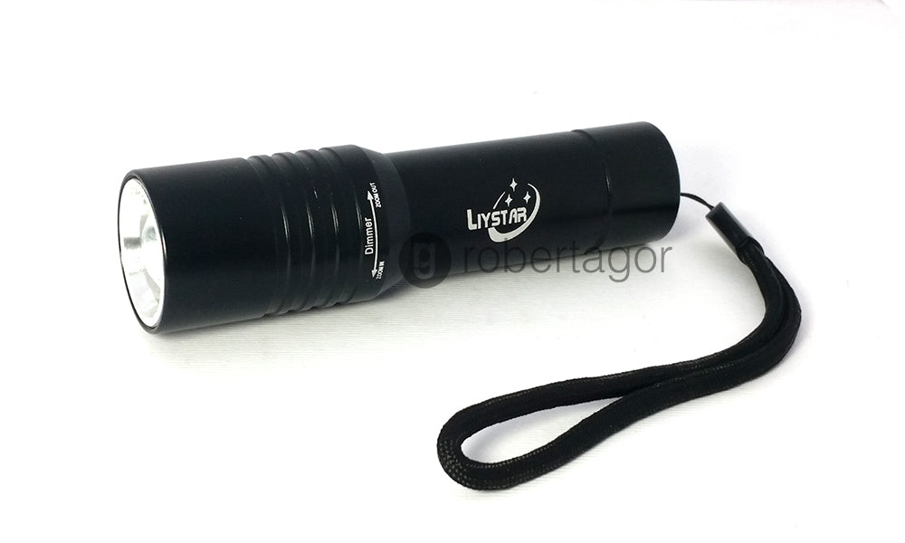 TORCIA LED LUCE BIANCA 108000 W RICARICABILE WATERPROOF SUPPORTO BICI ZOOM FAXL