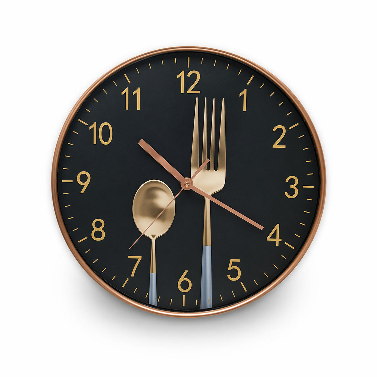 OROLOGIO DA PARETE CUCINA DESIGN POSATE MODERNO 30CM DECORAZIONE CASA