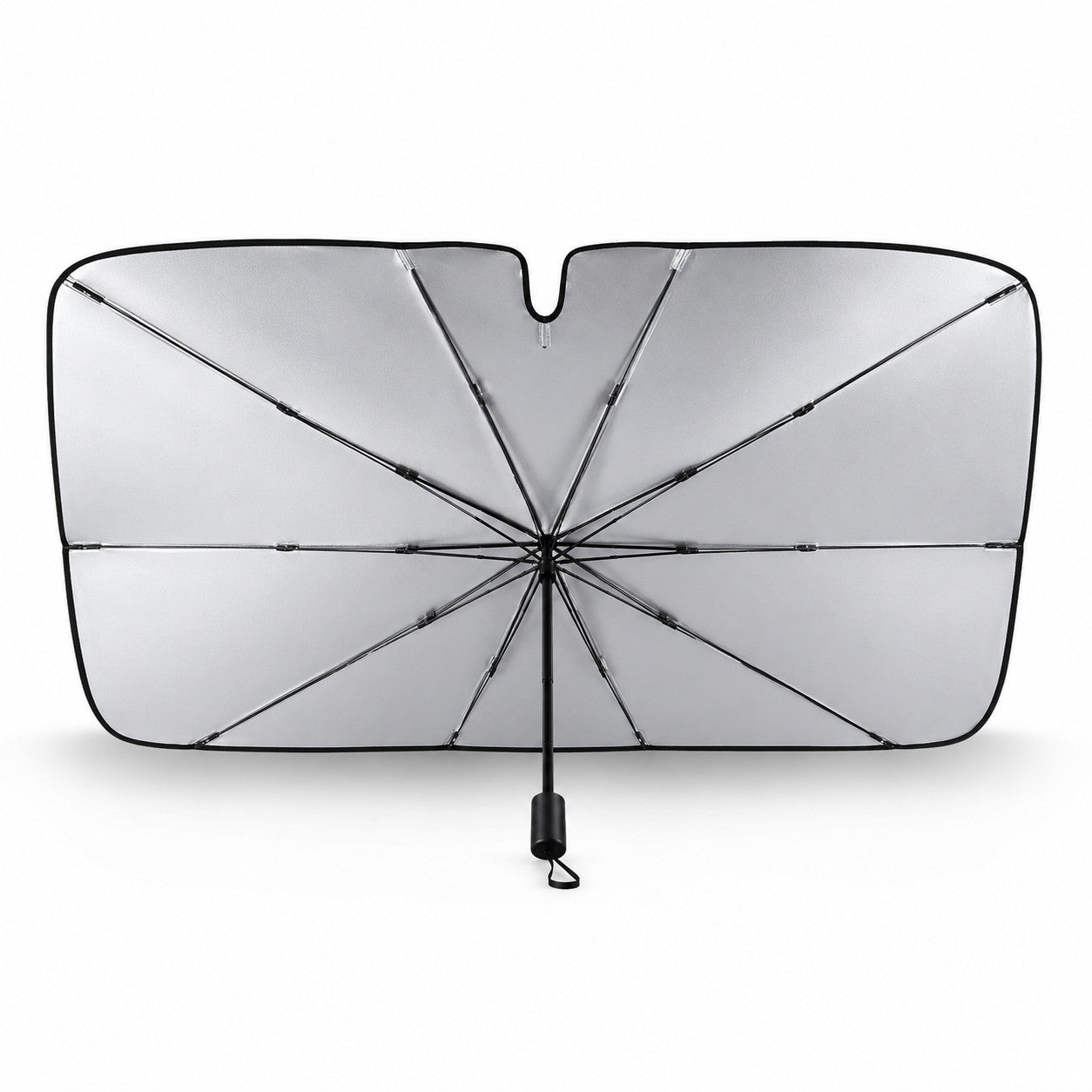 OMBRELLO PARASOLE AUTO PIEGHEVOLE 140CM PROTEZIONE UV VETRO ANTERIORE AS-06633