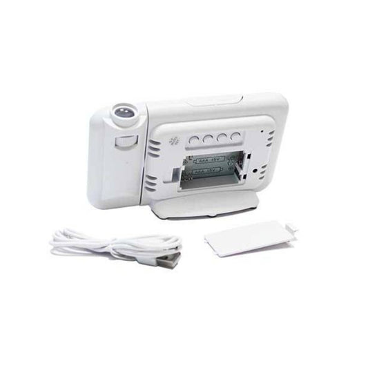 OROLOGIO SVEGLIA DIGITALE PROIETTORE ORARIO DISPLAY LED SPECCHIO ALLARME DS8590L