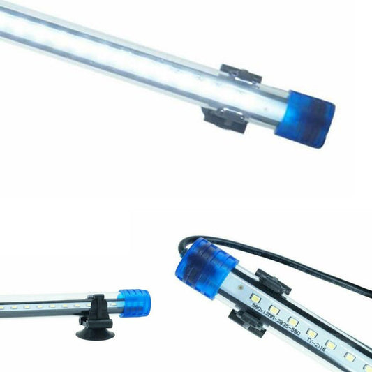 RAMPE LED ÉTANCHE POUR AQUARIUM LUMIÈRE BLANCHE À IMMERSION 30CM