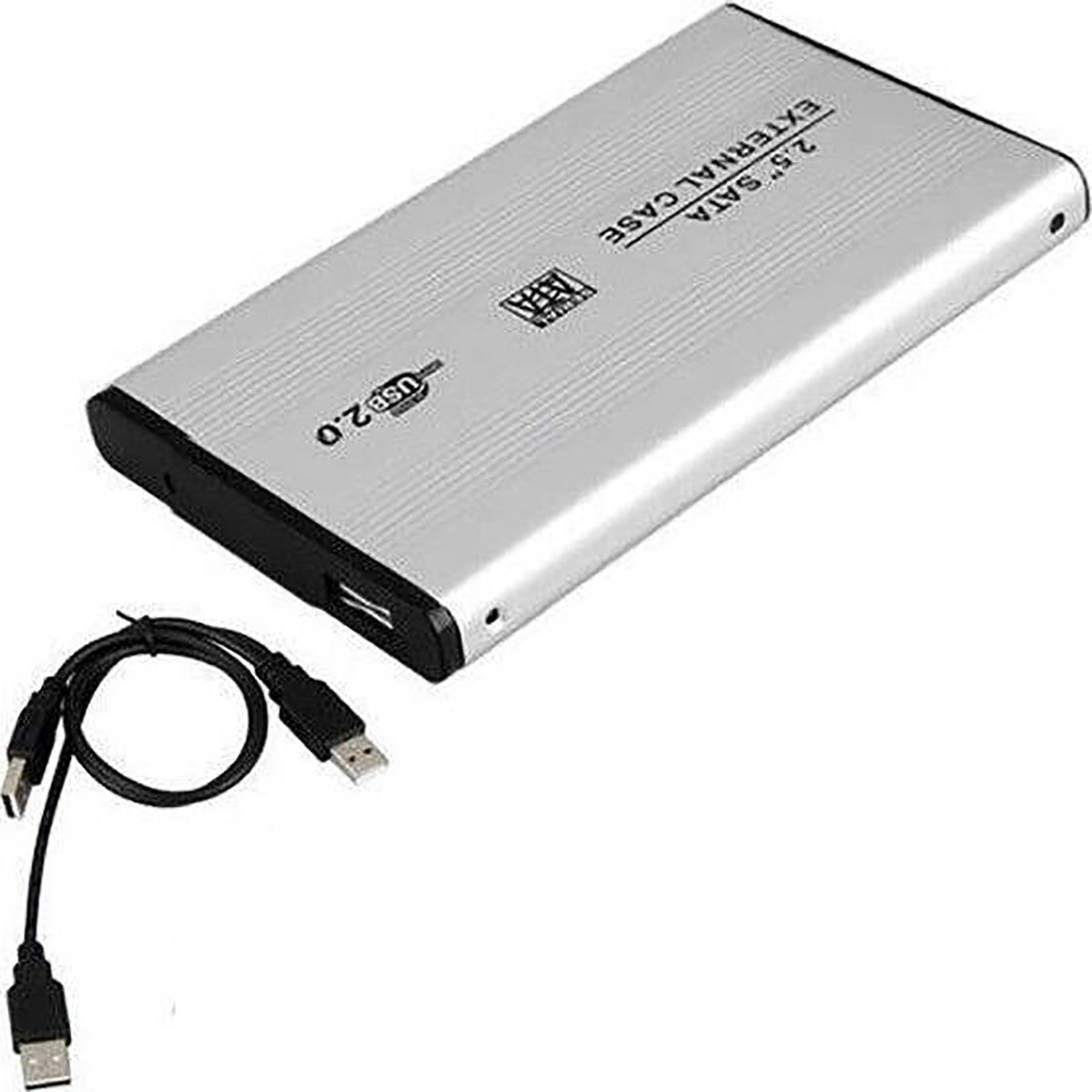 CASE BOX ESTERNO PER HARDISK HARD DISK ALLUMINIO HD 2.5" SATA USB 2.0 HDD LE-105