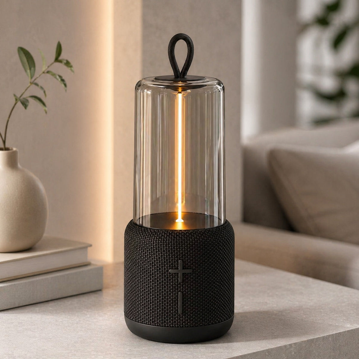 ENCEINTE BLUETOOTH PORTABLE SANS FIL LUMIÈRE RVB RECHARGEABLE USB AS-08032