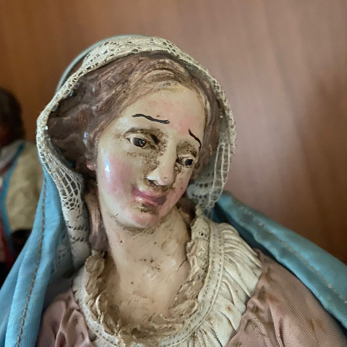 NATIVITA' SAN GREGORIO ARMENO NATALE PRESEPE GIUSEPPE MARIA GESU' DIPINTI MANO