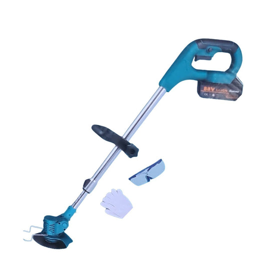 KIT JARDINAGE 4 EN 1 TRONÇONNEUSE CISEAU-TAILLE-HERBE SOUFFLEUR 2 BATTERIES 88V