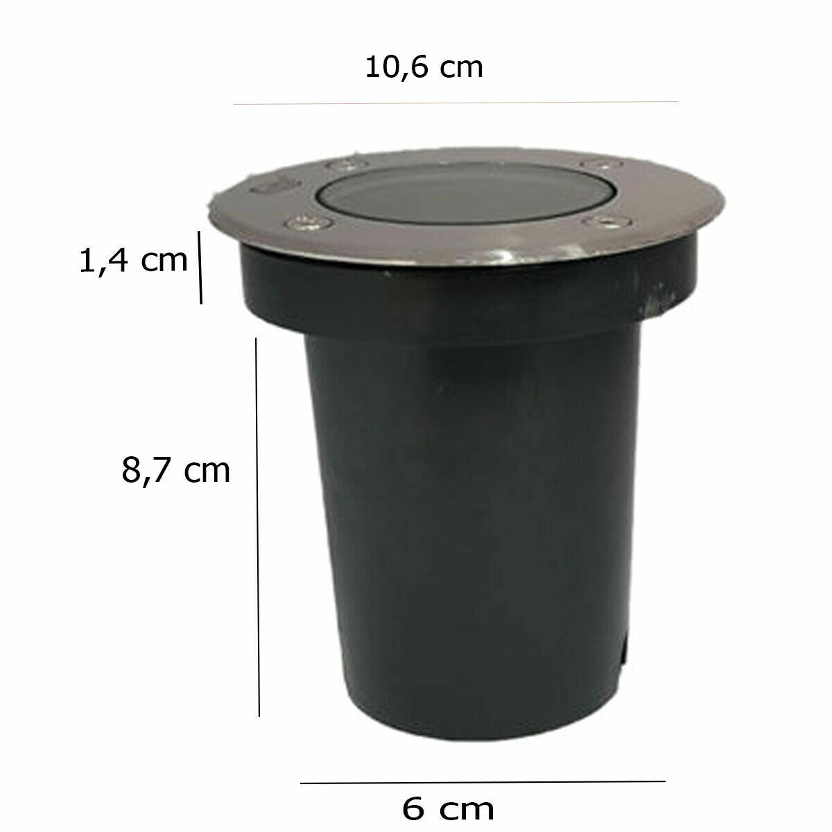 SPOT ENCASTRABLE DE SOL GU10 LAMPE JALONNEMENT RGB 3W AVEC TÉLÉCOMMANDE EXTERNE