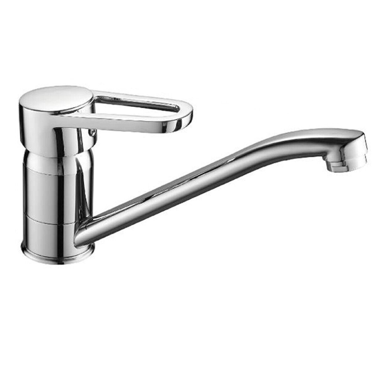 RUBINETTO MISCELATORE CROMATO CASA CUCINA LAVABO LAVANDINO KIT MONTAGGIO 8564